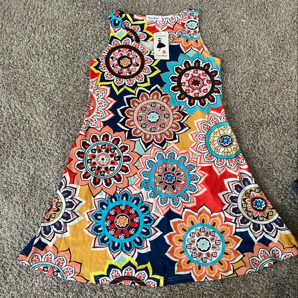 Abstract dress. Never worn